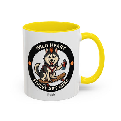 Funny Dog Mug – Funny Coffee Cup for Dog Lovers – Wild Heart