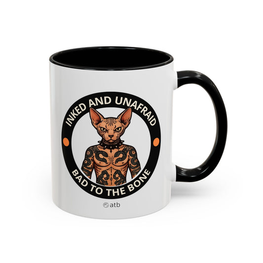 Copy of Funny Cat Mug – Funny Coffee Cup for Cat Lovers – Inked And Unafraid