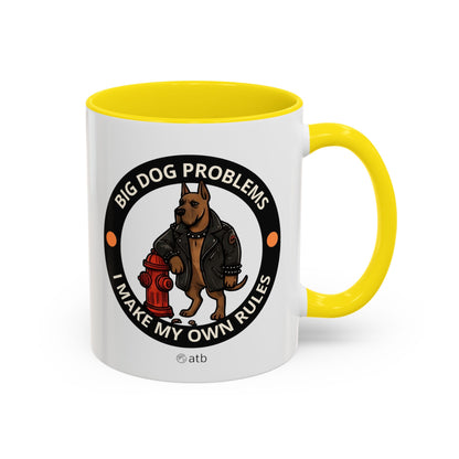Funny Dog Mug – Funny Coffee Cup for Dog Lovers – Big Dog Problems