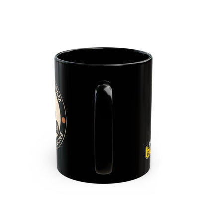 Rock Dog Mug – Funny Black Coffee Cup for Dog Lovers – Born To Roam