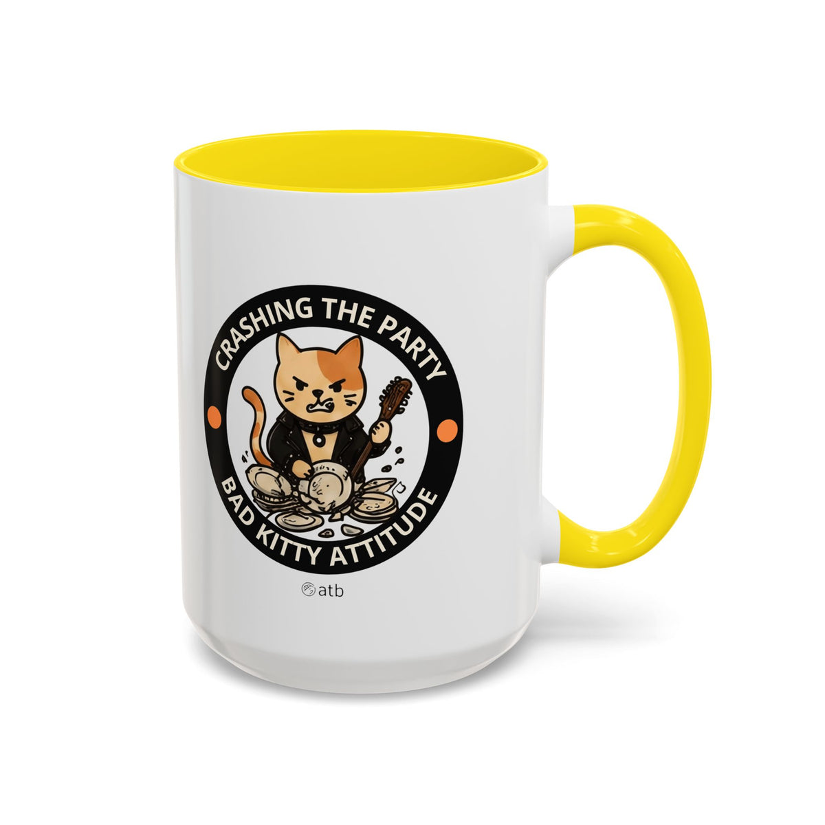 Funny Cat Mug – Funny Coffee Cup for Cat Lovers – Crashing The Party