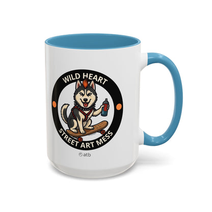 Funny Dog Mug – Funny Coffee Cup for Dog Lovers – Wild Heart