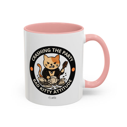 Funny Cat Mug – Funny Coffee Cup for Cat Lovers – Crashing The Party