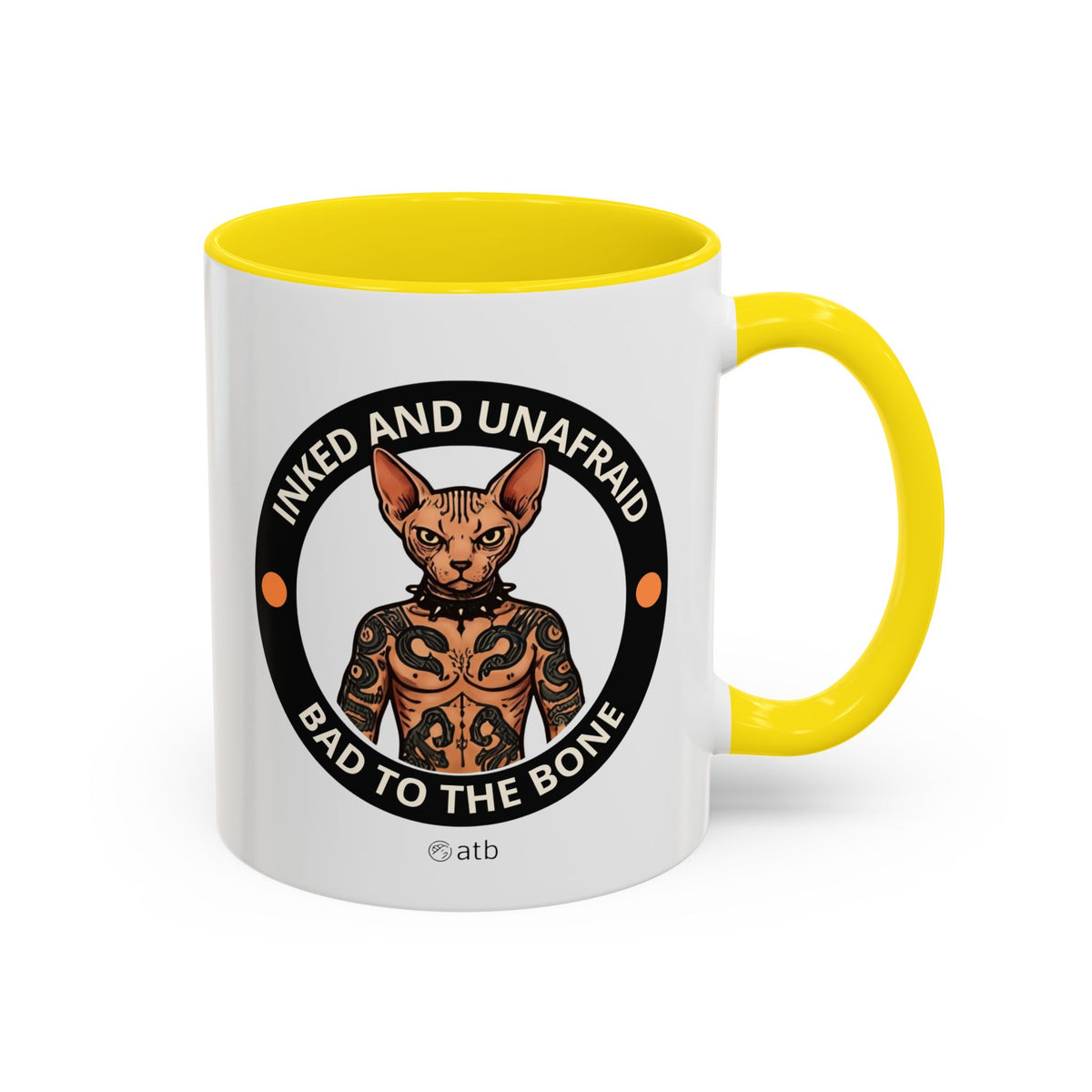 Copy of Funny Cat Mug – Funny Coffee Cup for Cat Lovers – Inked And Unafraid