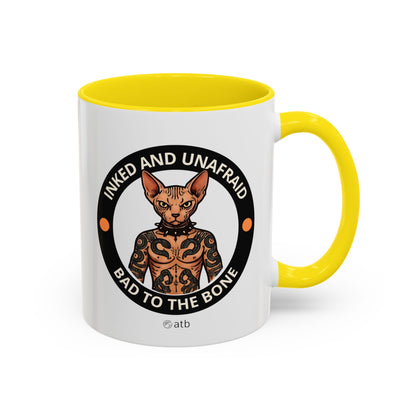 Copy of Funny Cat Mug – Funny Coffee Cup for Cat Lovers – Inked And Unafraid