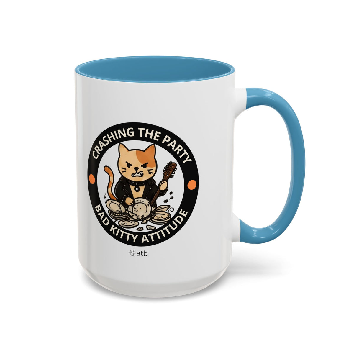 Funny Cat Mug – Funny Coffee Cup for Cat Lovers – Crashing The Party