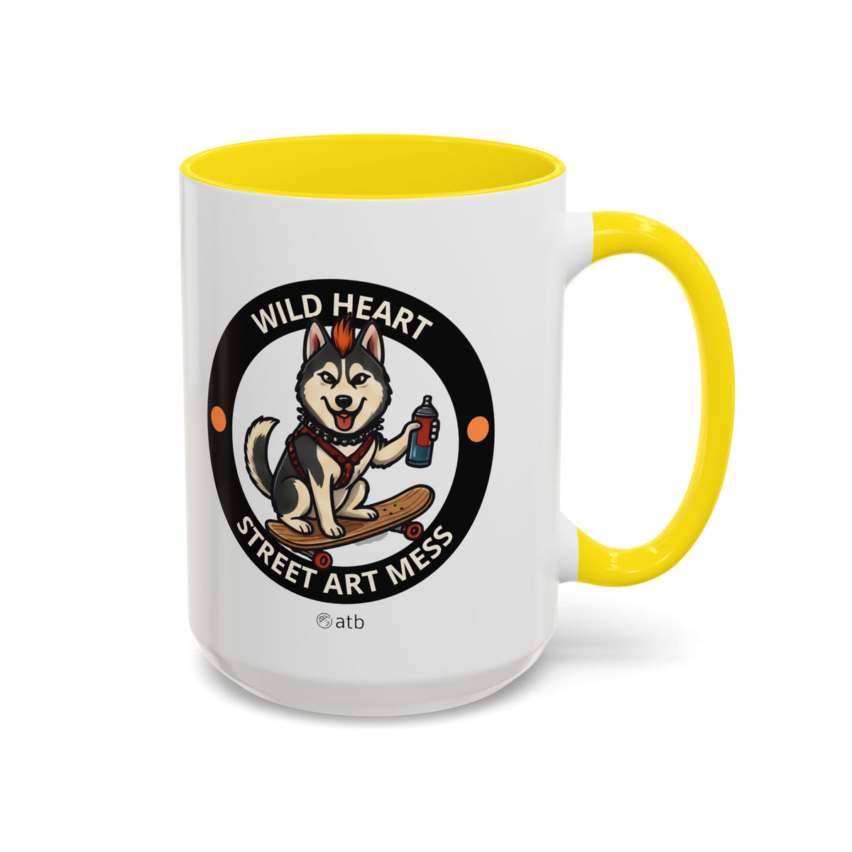 Funny Dog Mug – Funny Coffee Cup for Dog Lovers – Wild Heart