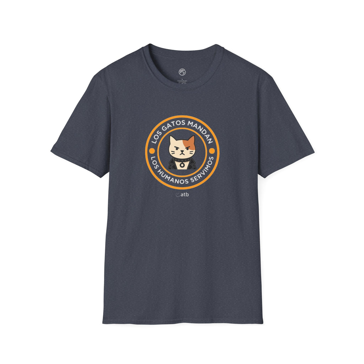 Camiseta Gato Rockero, Los Gatos Mandan Los Humanos Servimos, Regalo Amante de Gatos, Camiseta Divertida