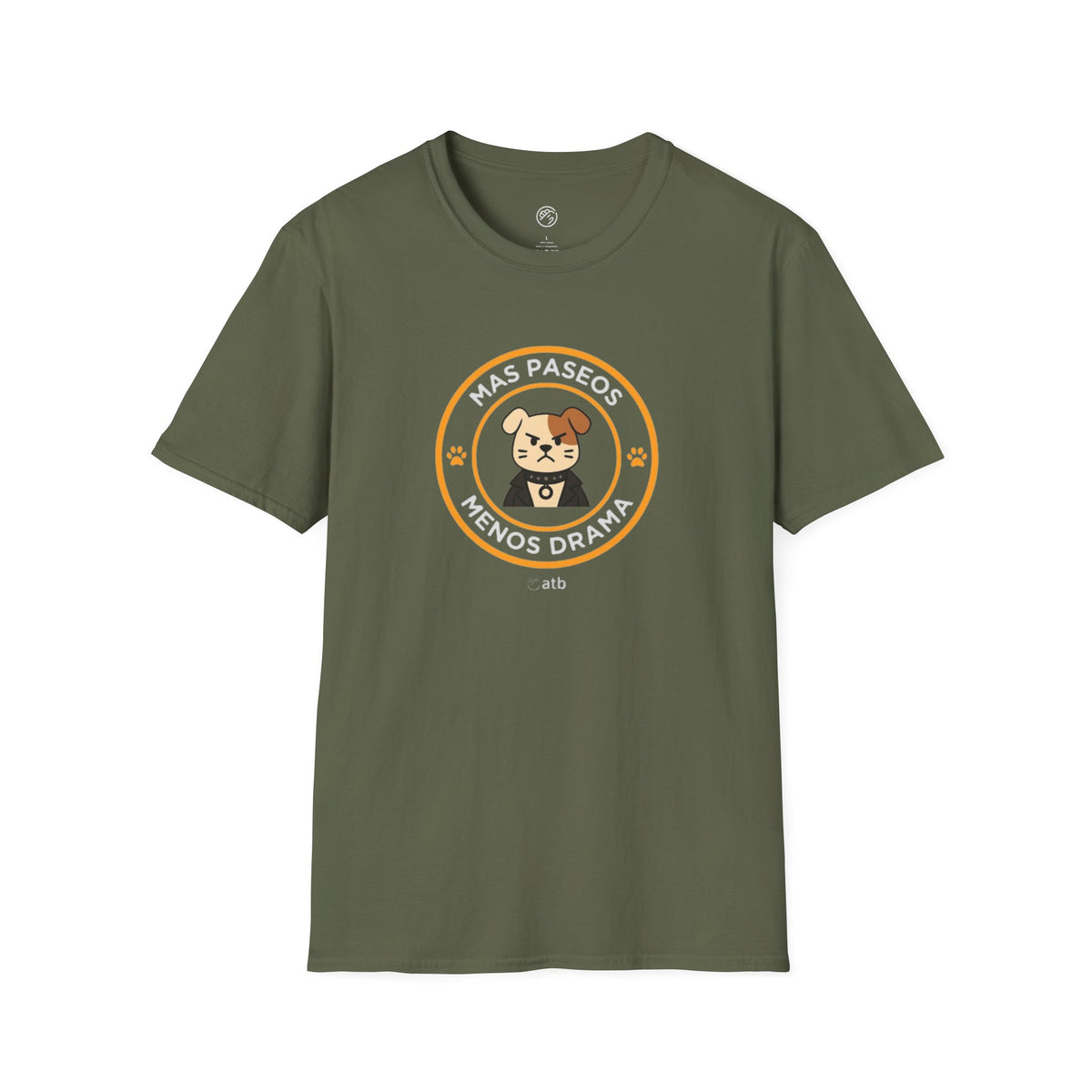 Camiseta Perro Rockero, Mas Paseos Menos Drama, Regalo Amante de Perros, Camiseta Divertida Mascotas